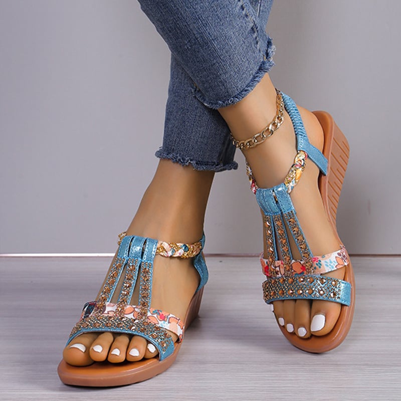 aldorian™-🔥Women's New Summer Rhinestone Open Toe Orthopaedic Sandals