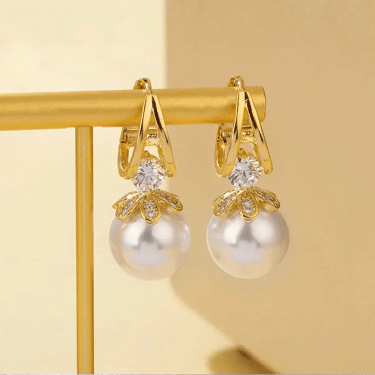 aldorian™-✨Sparkly Huggie Dangle Earrings for Women