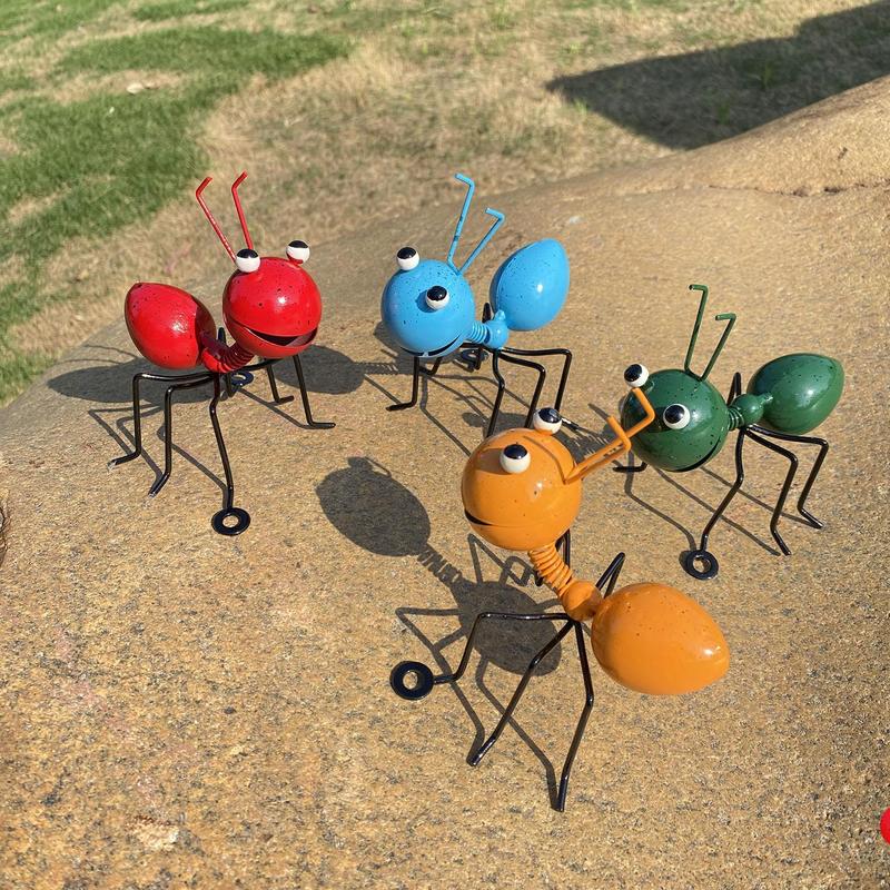 Creative Metal Ant Design Garden Decoration
