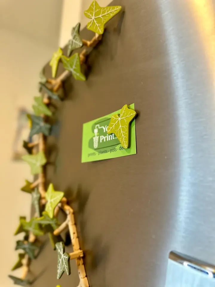 aldorian™-🍃 3D Printed Magnetic Ivy Faux Plant Fridge Magnet