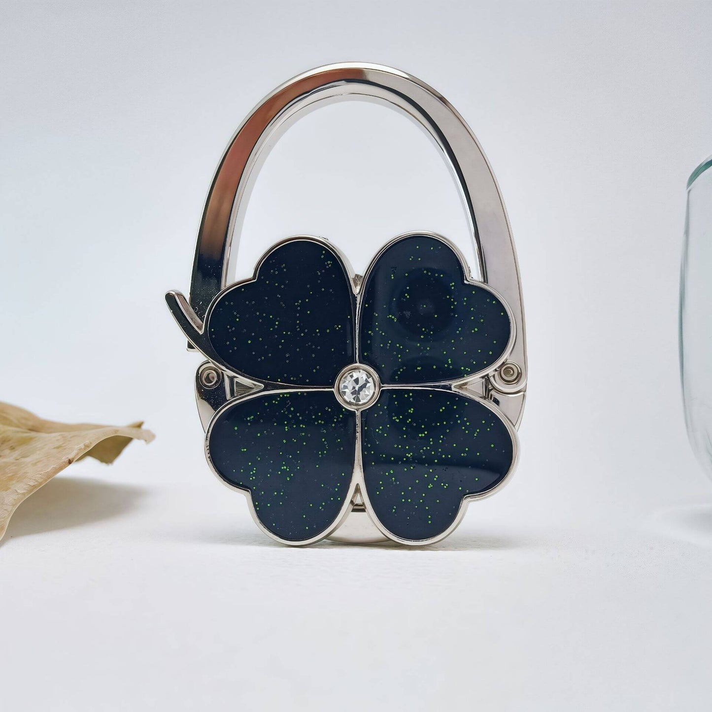 Four Leaf Clover Design Foldable Handbag Hanger