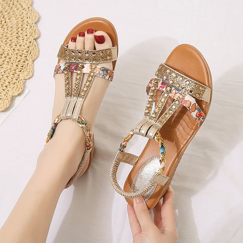 aldorian™-🔥Women's New Summer Rhinestone Open Toe Orthopaedic Sandals