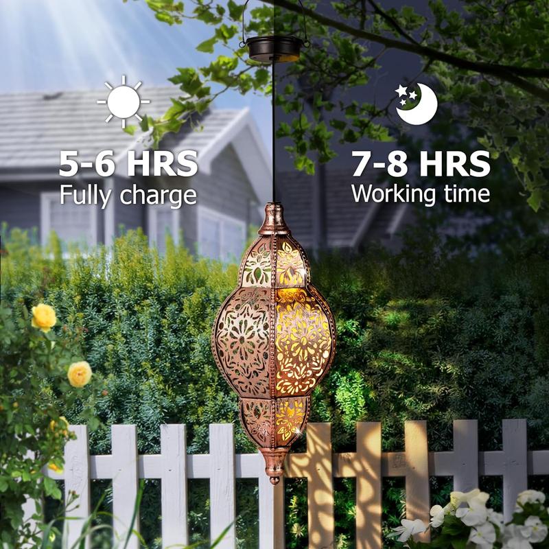 Hanging Solar Lantern Outdoor Decoration