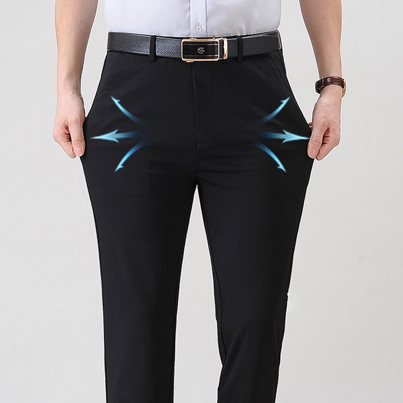 aldorian™-🔥Men’s Fashionable Stretch Plush-lined Suit Pants