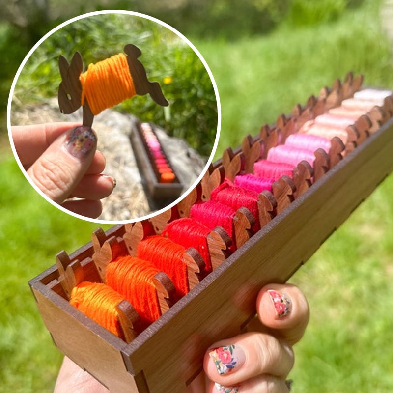 aldorian™-Wooden Animal Bobbin Set
