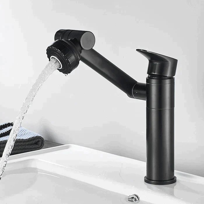 aldorian™-Single Hole Hot And Cold Water Faucet Universal Swivel Basin Faucet(Free 60cm water pipe)