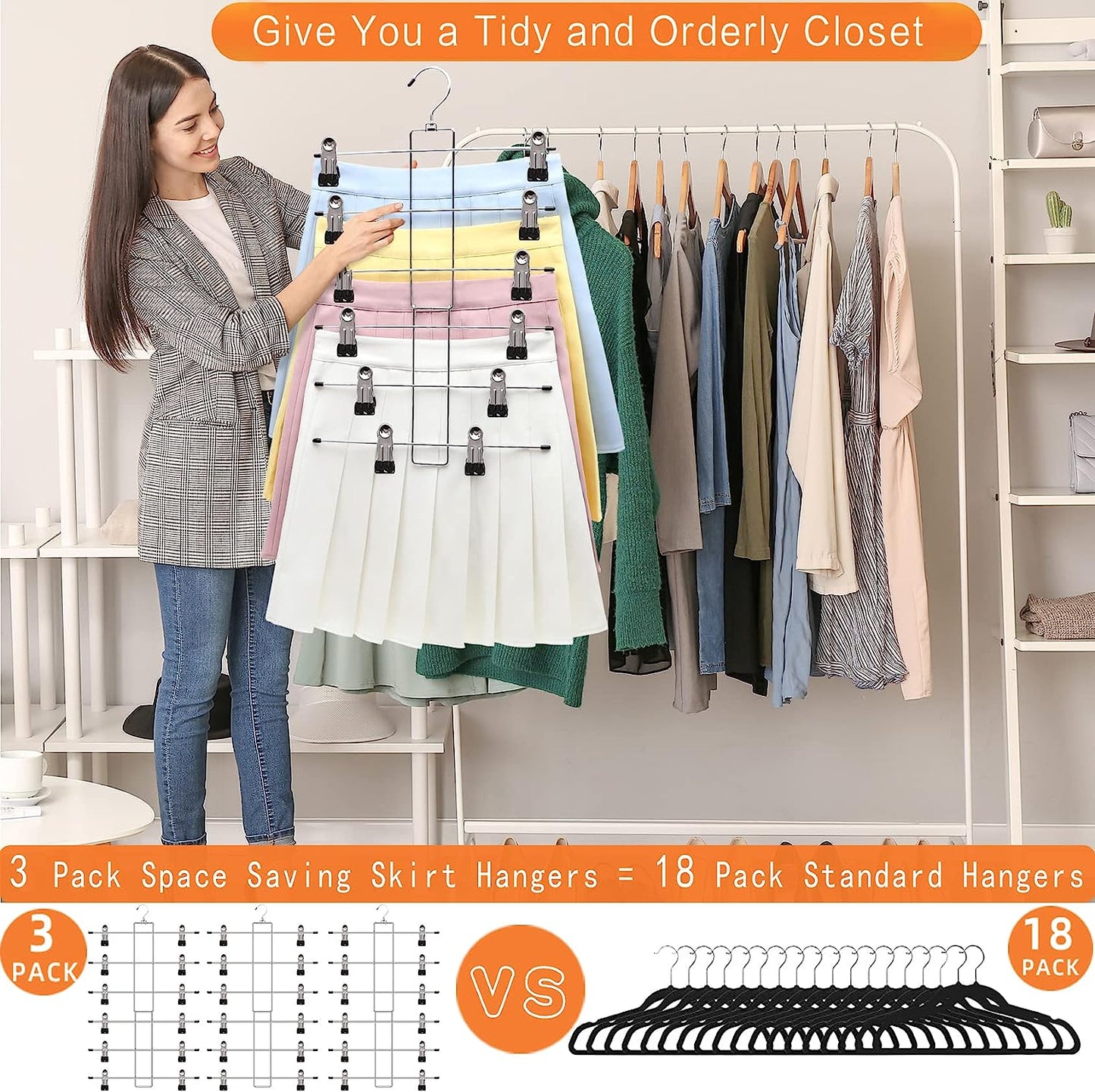 aldorian™-Pants Hangers with Clips