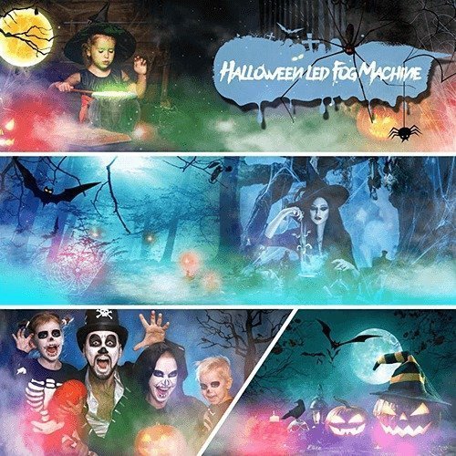 aldorian™-🎃12 LED light Ultrasonic Mist Maker Fogger