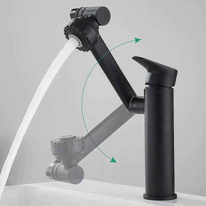 aldorian™-Single Hole Hot And Cold Water Faucet Universal Swivel Basin Faucet(Free 60cm water pipe)