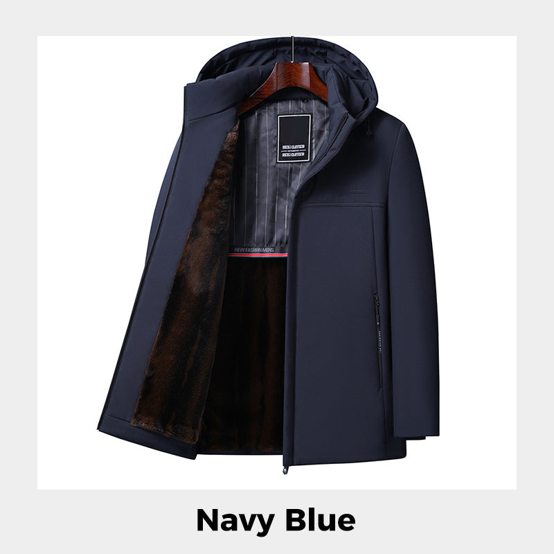 🔥Men’s Thermal Thick Hooded Parka Coat