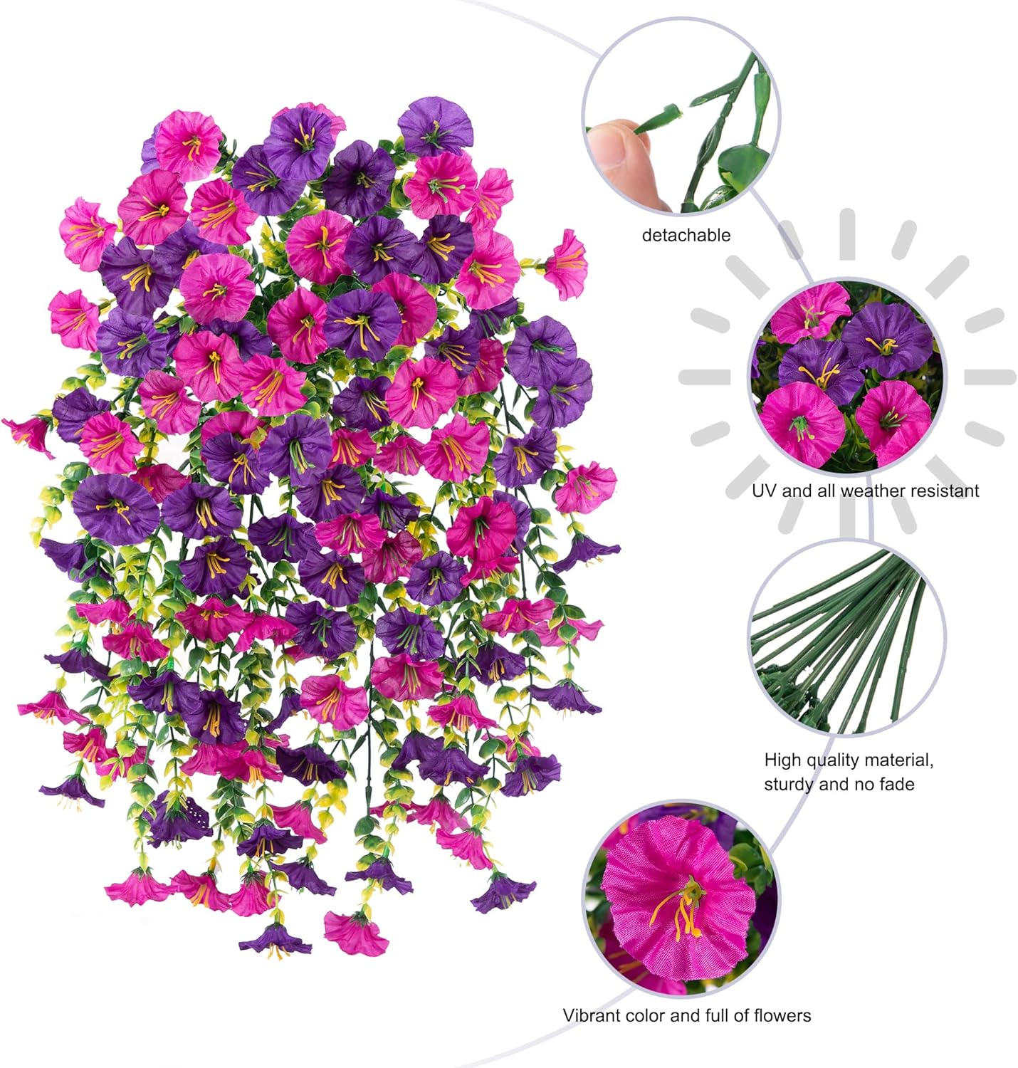 💐Perfect Home Garden Decoration – 🌺Hanging Morning Glory
