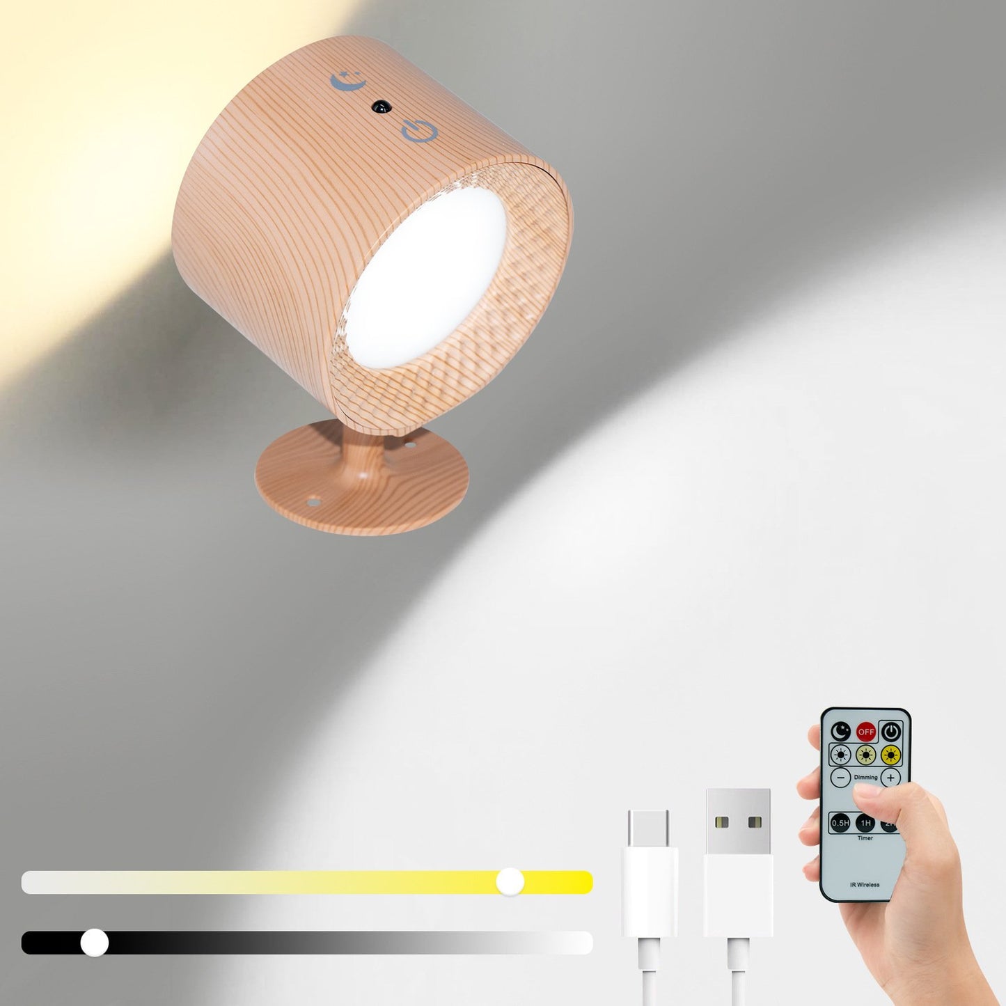 aldorian™-🔥360° Multifunctional Magnetic LED Wall Lamp💡|✨Hot Sale 40% Off