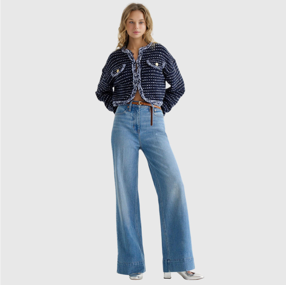 aldorian™-Tall Wide Leg Denim Trouser (Buy 2 Free Shipping)