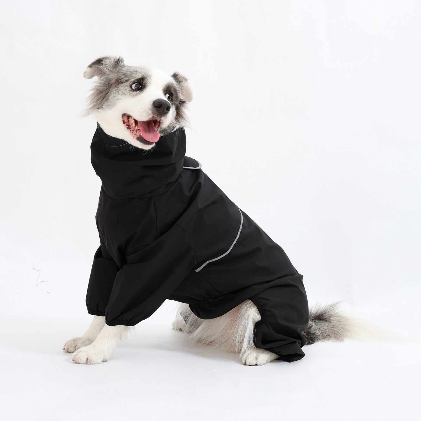 Reflective All-weather Waterproof Dog Rain Coat