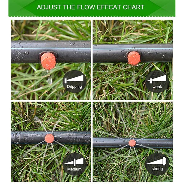 aldorian™-Aquaflow Adjustable Irrigation Drippers Sprinklers | Set of 30 PCS