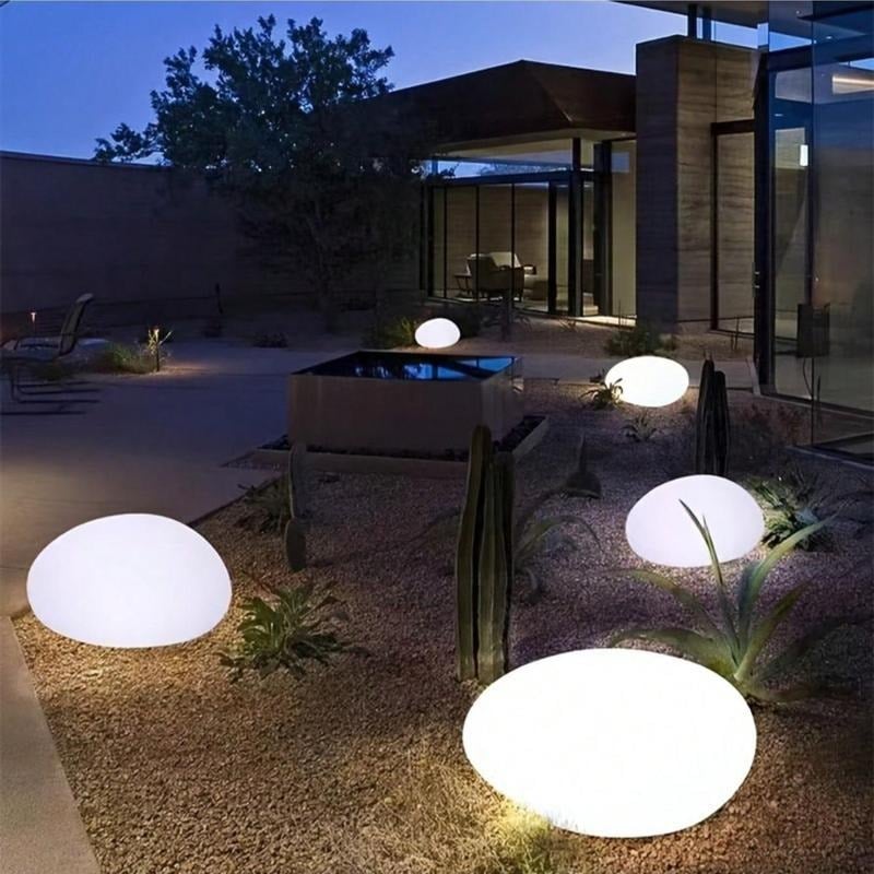 🔥Solar Powered Stone Garden Light
