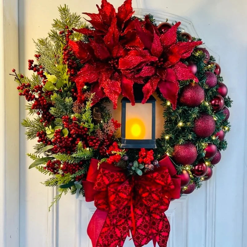 aldorian™-Sacred Christmas Wreath with Lights