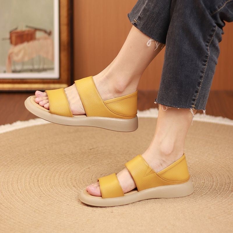aldorian™-New Thick Sole Women's Stylish Genuine Leather Sandals