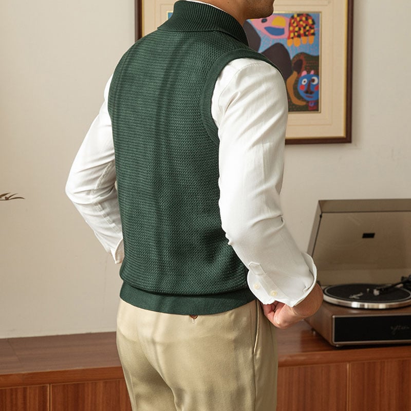 aldorian™-Men's casual collar knit vest (Buy 2 Free Shipping)