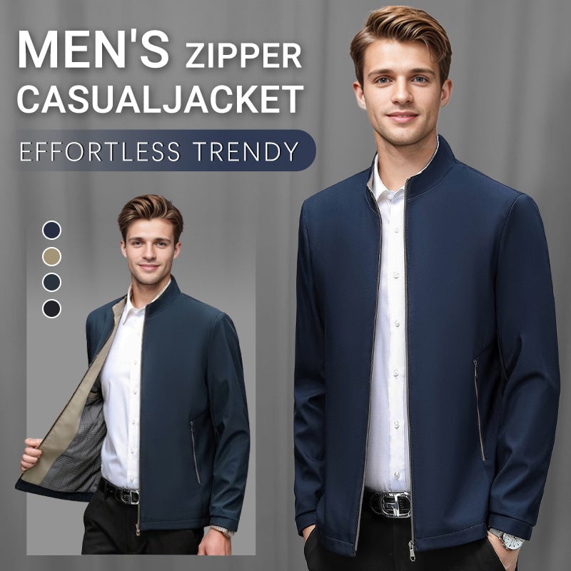 aldorian™-✨Fall New Arrivals ✨Men's Standing Collar Zipper Casual Jacket