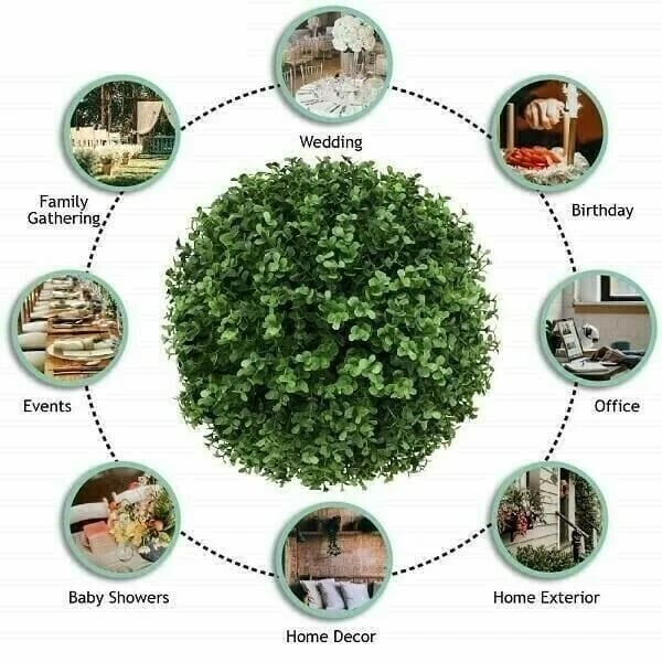 Artificial Plant Topiary Ball🌳🌼
