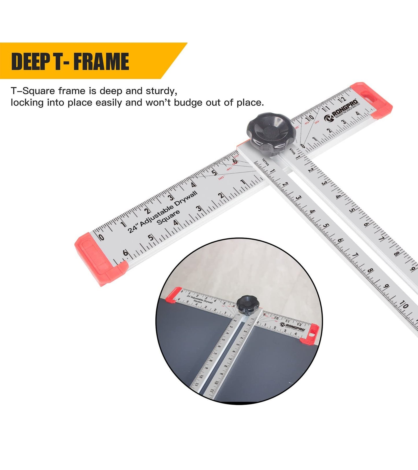 aldorian™-24 Inch Adjustable T-Square