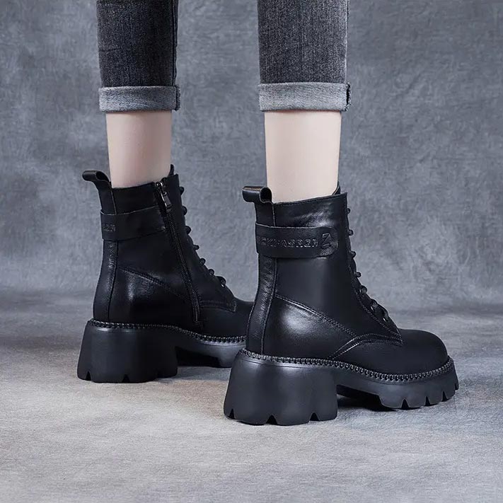 aldorian™-Women's orthopedic comfortable leather boots - Ideal gift