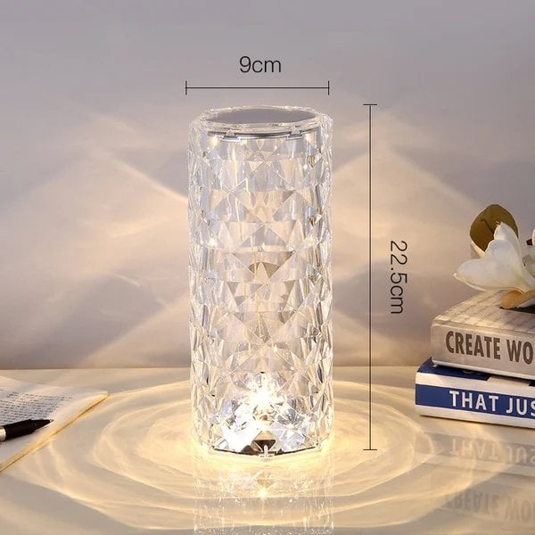 aldorian™-🔥Hot Sale - 49% OFF🎁Touching Control Rose Crystal Lamp