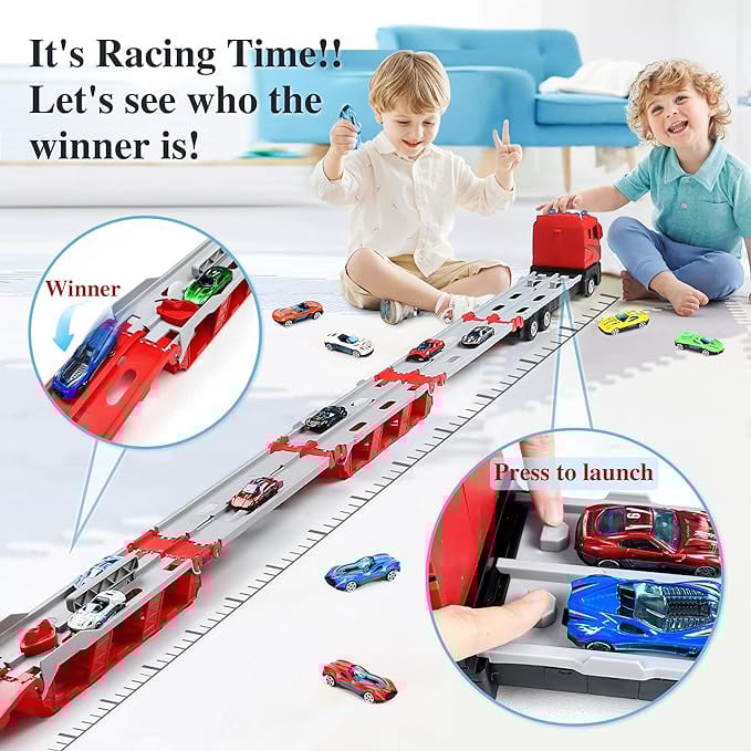 aldorian™-Catapulting Racing Track with Cars