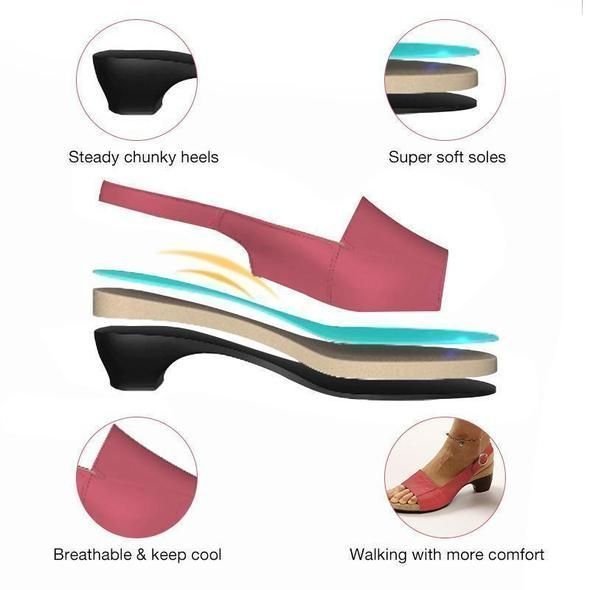 aldorian™-Comfortable Elegant Low Chunky Heel Shoes
