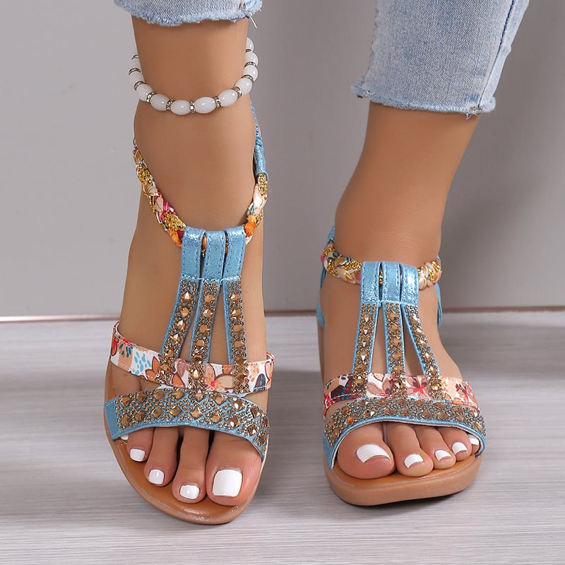 aldorian™-🔥Women's New Summer Rhinestone Open Toe Orthopaedic Sandals
