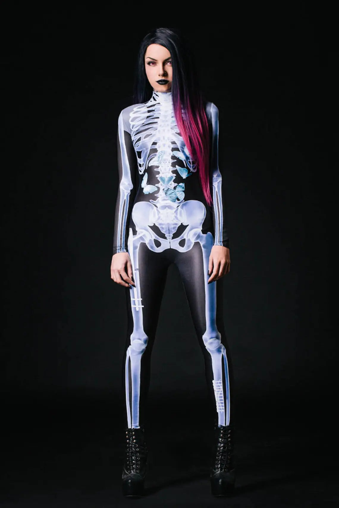 aldorianā¢-Early Halloween Promotionš„ Cosplay Women Skeleton Bodysuit