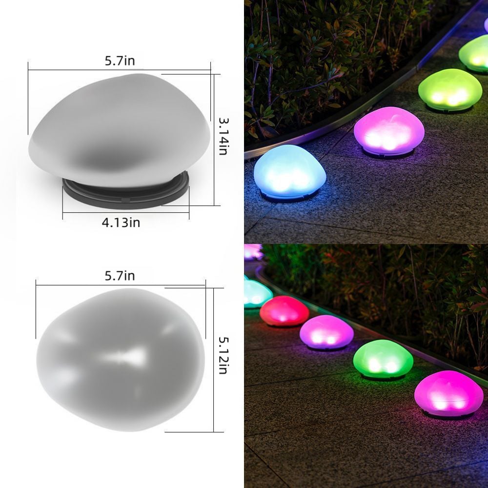 🔥Solar Powered Stone Garden Light