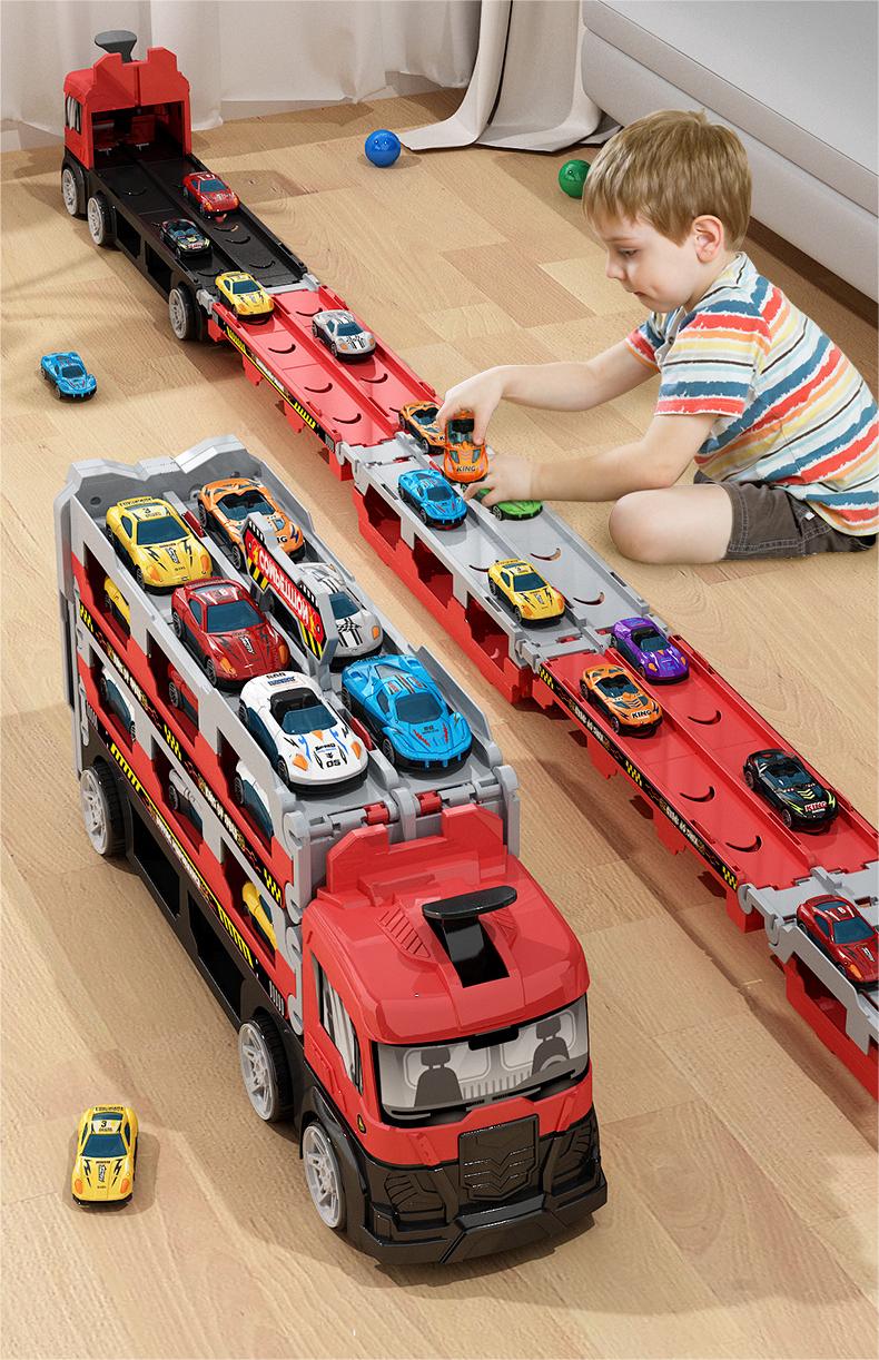 aldorian™-Catapulting Racing Track with Cars