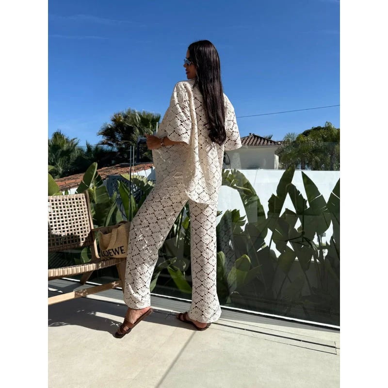 💃Women's Casual Lace Two-Piece Set