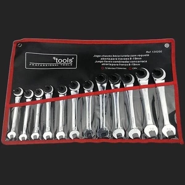 aldorian™-🔥Open Tubing Ratchet Wrench (Fixed Head-Flexible Head 2 IN 1)