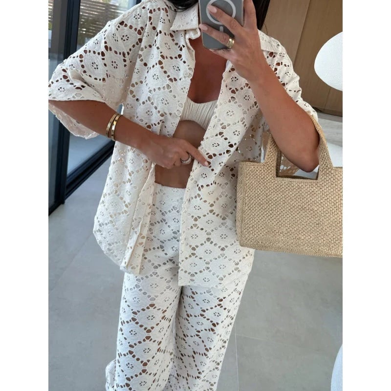 💃Women's Casual Lace Two-Piece Set