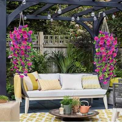 💐Perfect Home Garden Decoration – 🌺Hanging Morning Glory