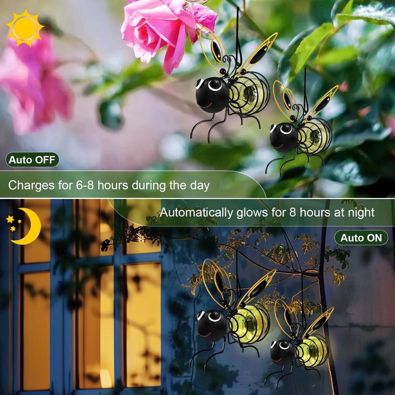 🔥Outdoor Hanging Solar Bee Light
