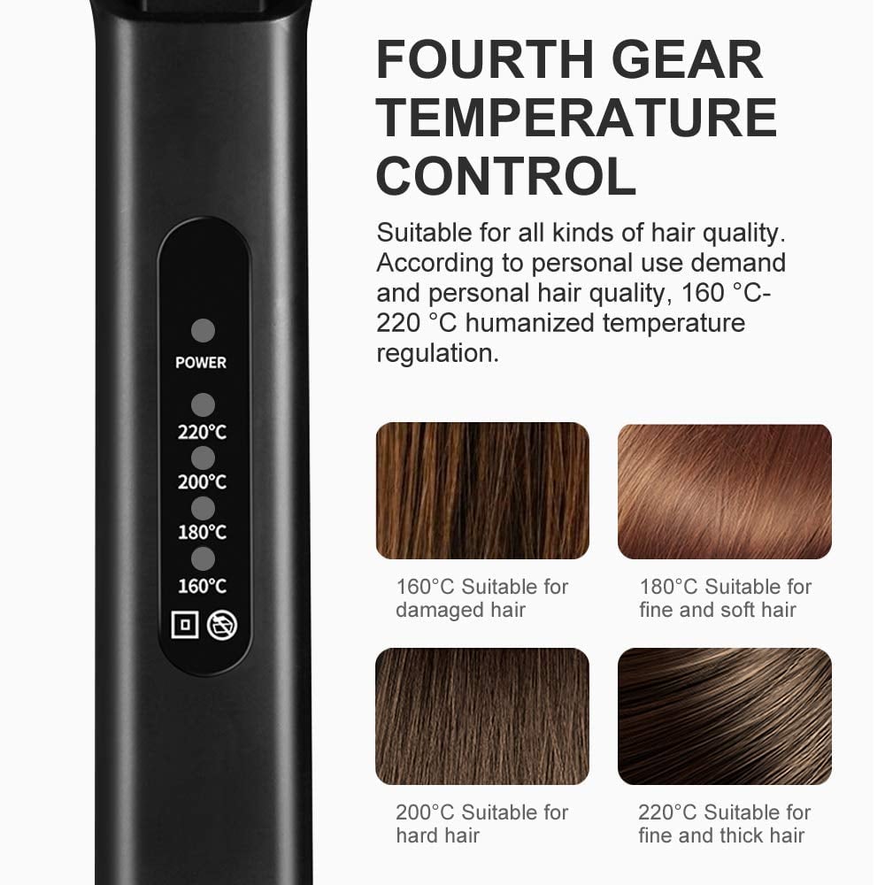 aldorianā¢-š„Professional Ceramic Tourmaline Ionic Flat Iron Hair Straightener