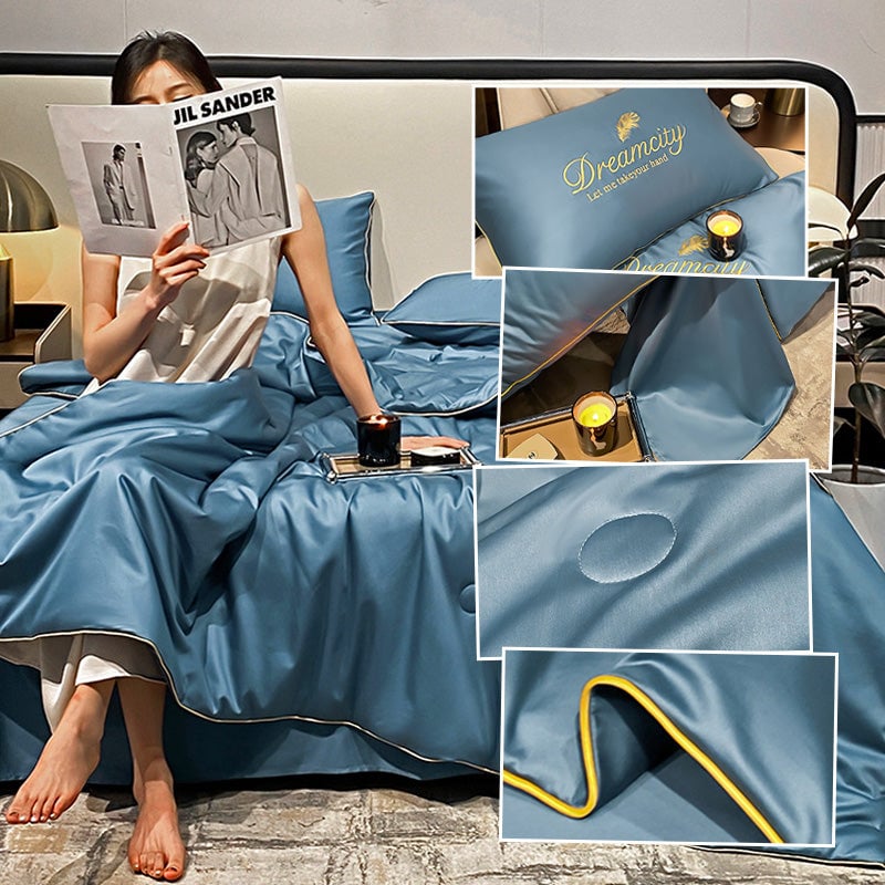 aldorian™-Summer Simple Ice Silk Quilt