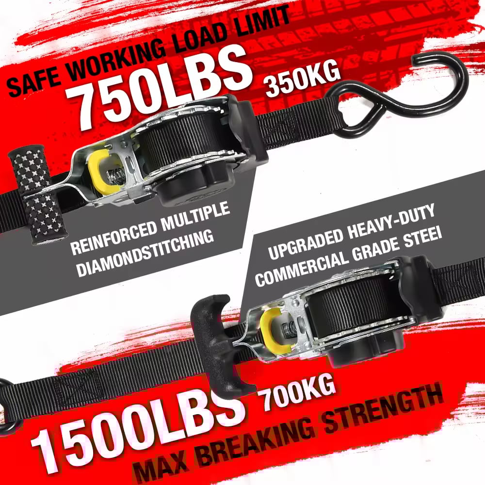 aldorian™-🔥Hot Sale 49%OFF🔥 Retractable Auto Ratchet Strap