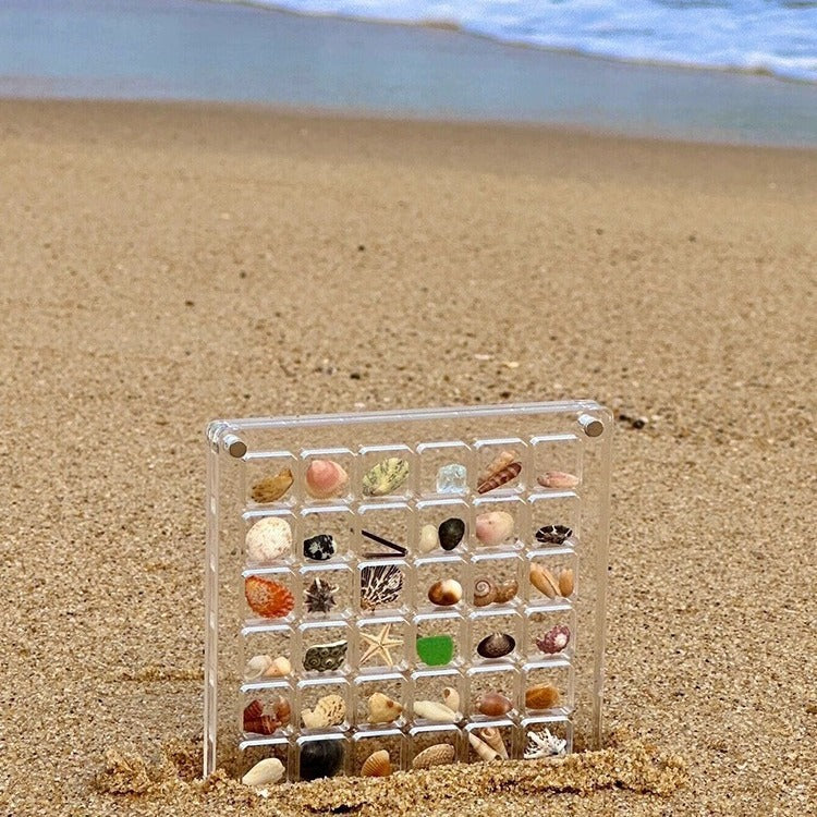 aldorian™-Acrylic Magnetic Seashell Storage Box