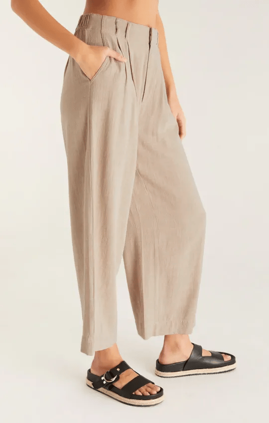 aldorian™-49% OFF🔥Women's elastic high waist casual wide leg pants (Buy 2 Free Shipping)