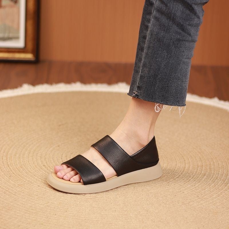 aldorian™-New Thick Sole Women's Stylish Genuine Leather Sandals