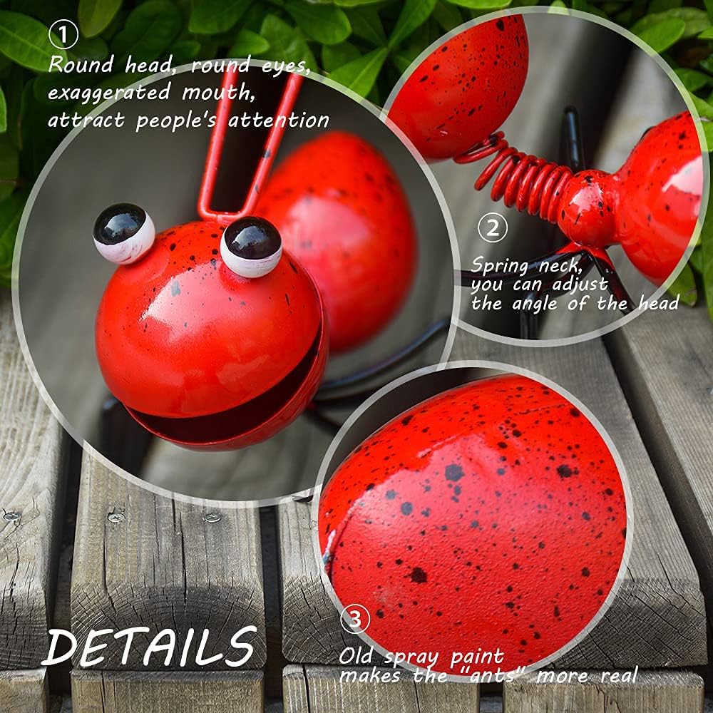 Creative Metal Ant Design Garden Decoration