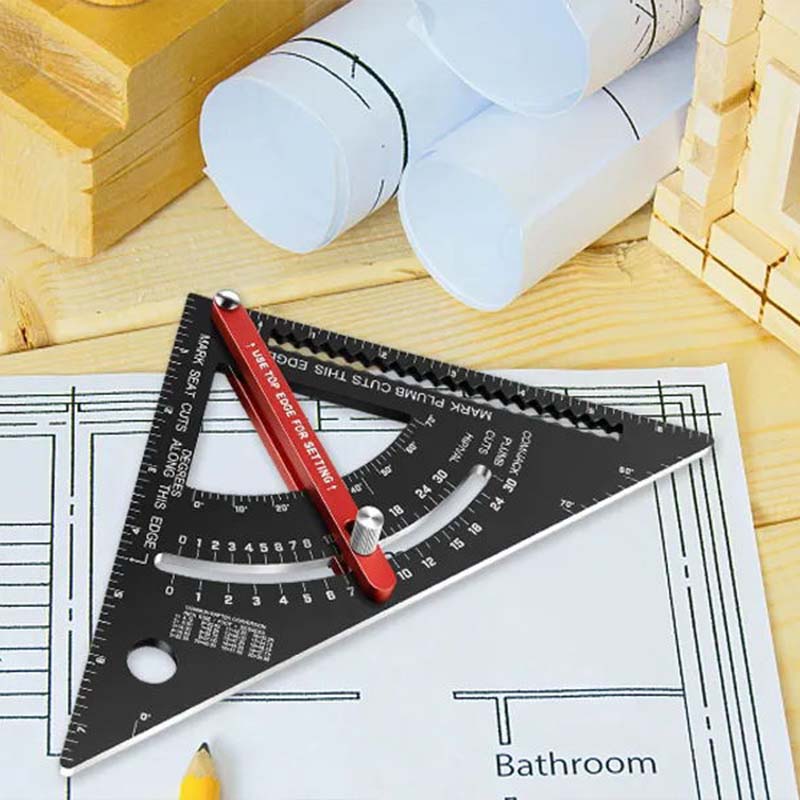 aldorian™-7inch Aluminum Alloy Rafter Square for Carpenter