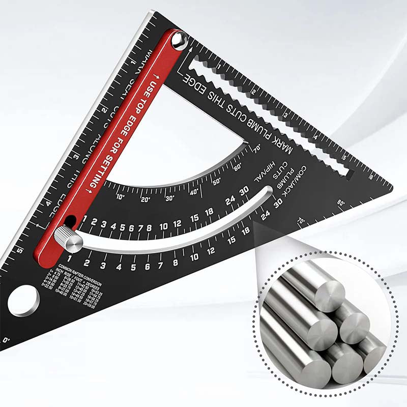 aldorian™-7inch Aluminum Alloy Rafter Square for Carpenter