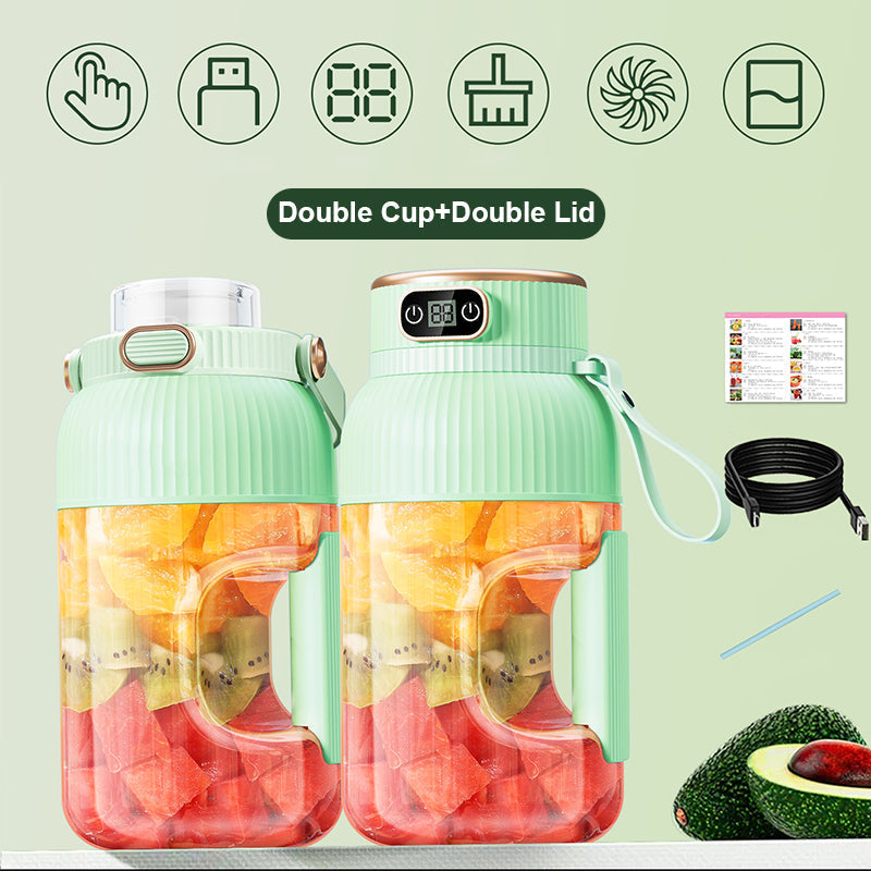 aldorian™-🔥Summer Hot Sale ❄️Multifunctional Portable Juicer Cup With Digital Display