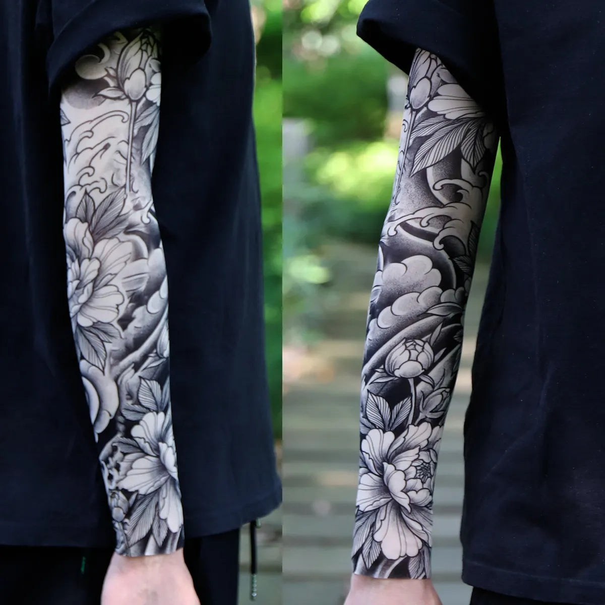 ⚜️Men's Ultra-Realistic Tattoo-Style Sun Protection Sleeves -Tattoo-Friendly